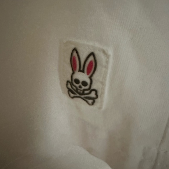 Psycho Bunny Graphic T-Shirt | Pima Cotton Skull Bunny Logo | Men’s Small - Picture 3 of 4